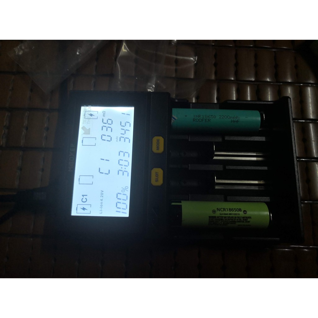 Pin Panasonic NCR18650B 3400 mAh mới đủ dung lượng 100%