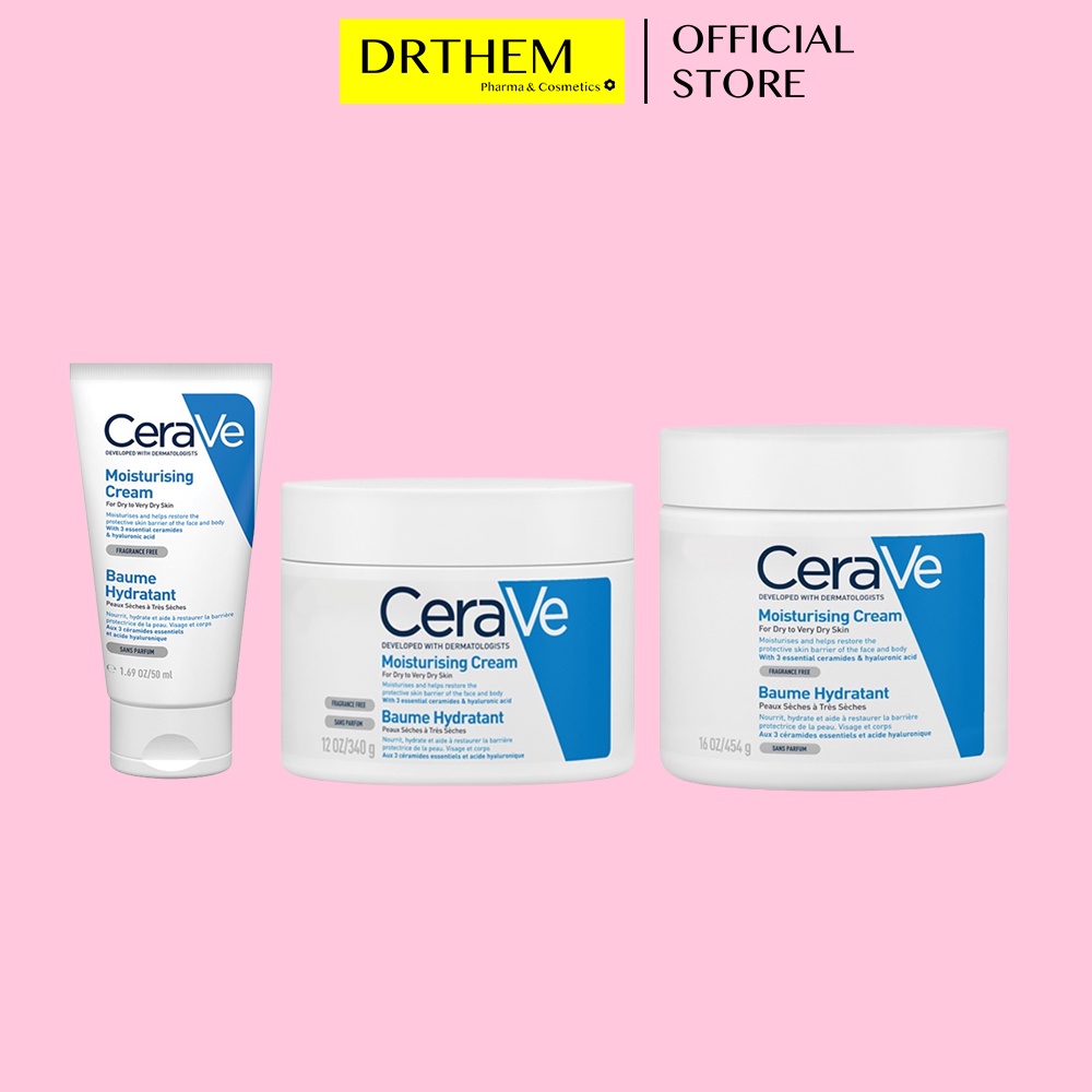 Kem Dưỡng Ẩm Cerave Dành Cho Da Khô Cerave Moisturizing Cream 50ml/340g/454g