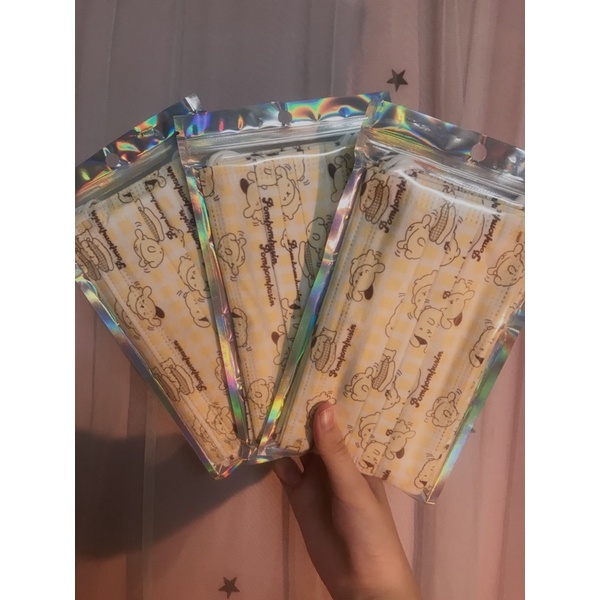 Khẩu Trang In Hình Pompompurin ( size cho người lớn ) | BigBuy360 - bigbuy360.vn