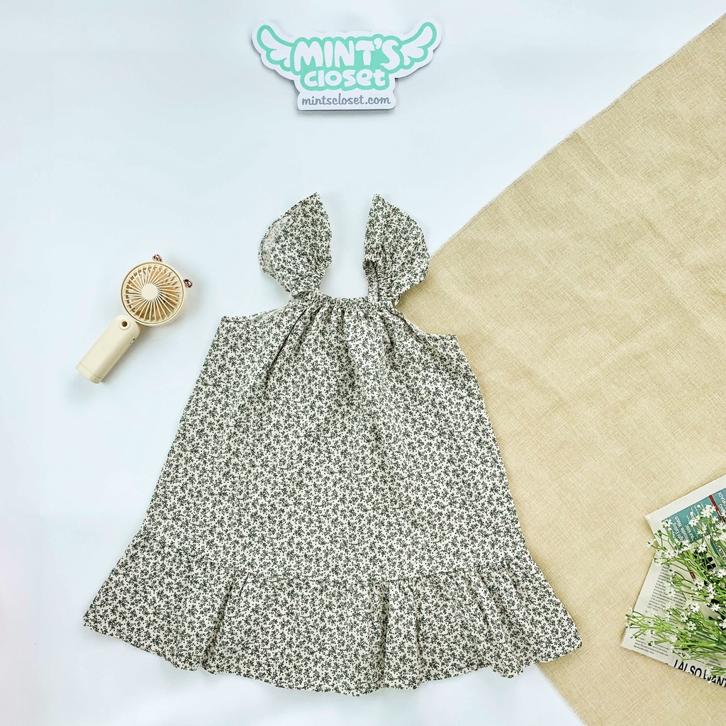 Váy Cánh Tiên 2 Dây Đuôi Cá Họa Tiết Cho Bé Gái Size 1 - 4 Tuổi MINTSCLOSET Mint's Closet - V582 - GV0070