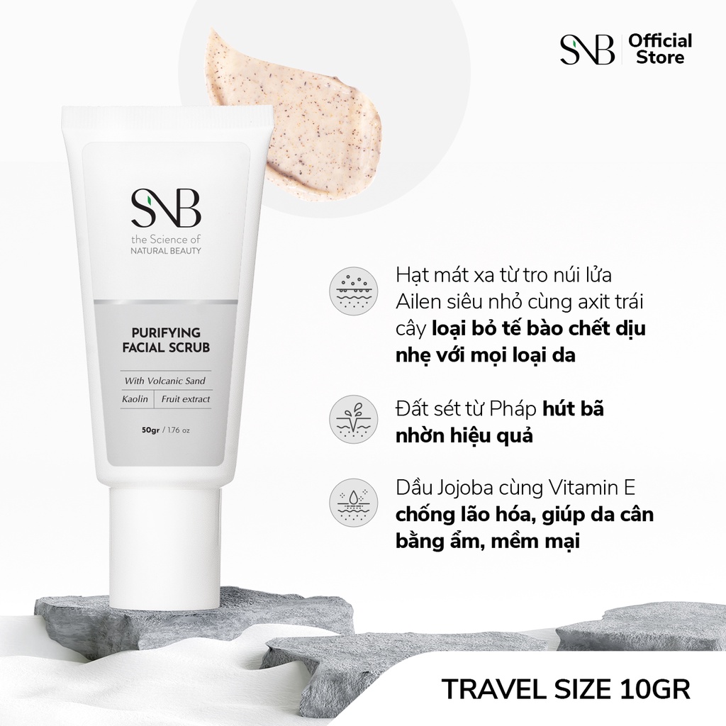 Kem Tẩy Tế Bào Chết Purifying Facial Scrub SNB 50gr