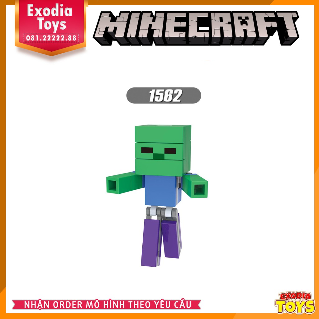 Xếp hình Minifigure nhân vật trò chơi My World Minecraft - Đồ Chơi Lắp Ghép Sáng Tạo - XINH X0294