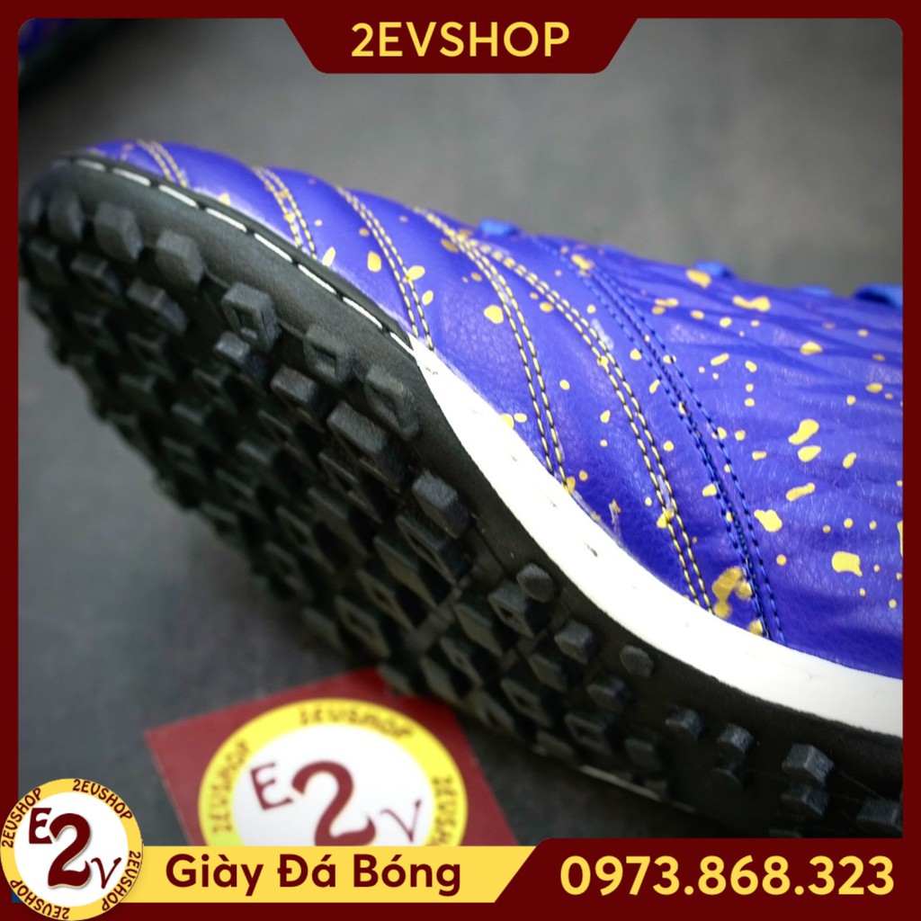 Giày đá bóng thể thao nam Nagaki Toppa Xanh Dương, giày đá banh cỏ nhân tạo đế mềm - 2EVSHOP