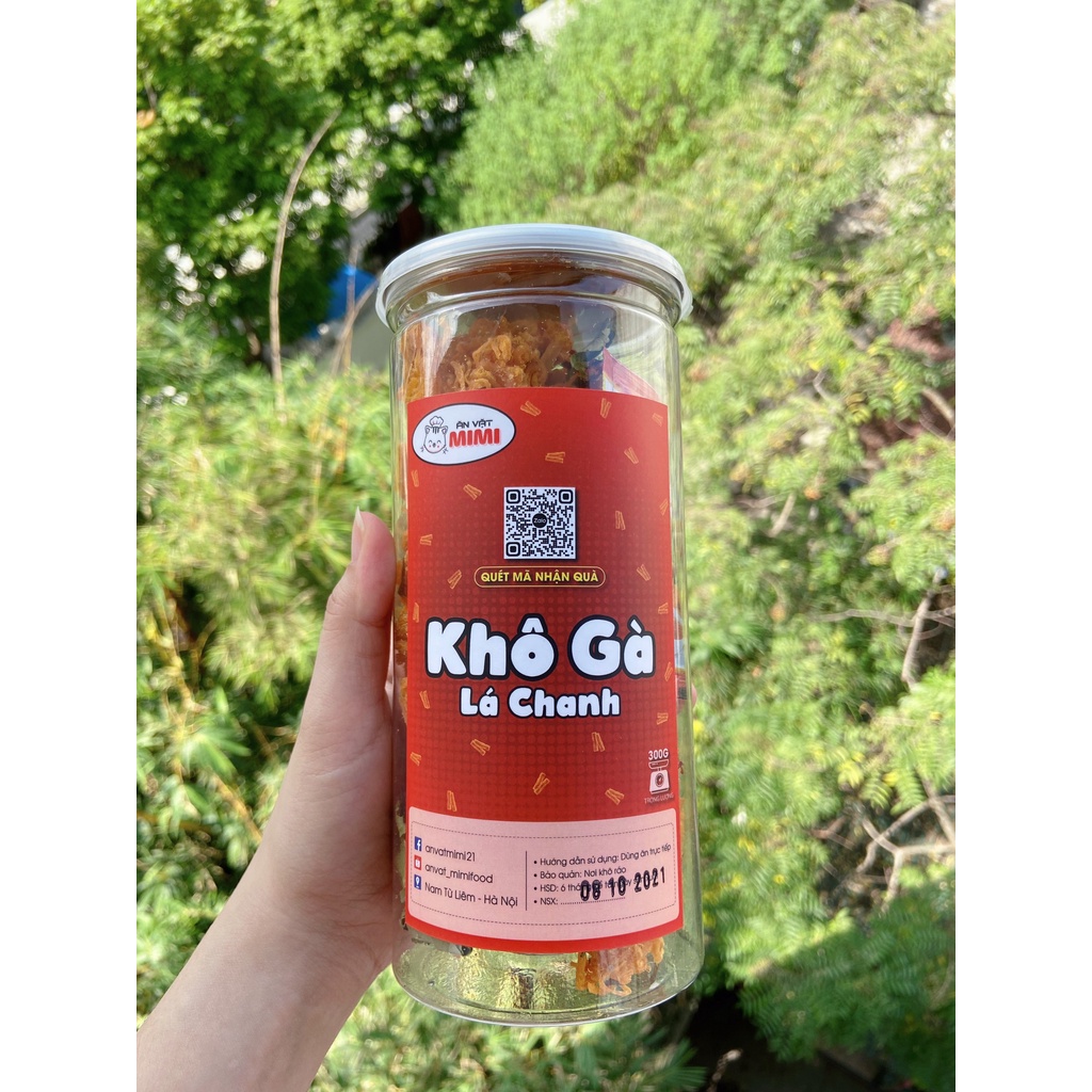 Khô gà lá chanh Mimi 300gr | Đồ ăn vặt Hà Nội | BigBuy360 - bigbuy360.vn