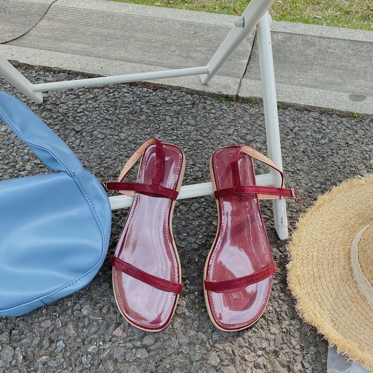 Xăng đan Đế Bằng Phối Dây Thời Trang Cho Nữ | BigBuy360 - bigbuy360.vn