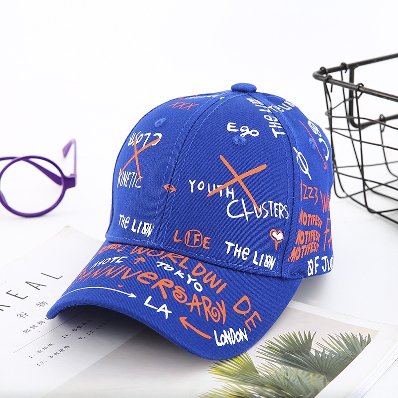 Mũ Lưỡi Trai Chống Nắng In Chữ Tiếng Anh Phong Cách Hip Hop Thời Trang Đi Biển Cho Bé