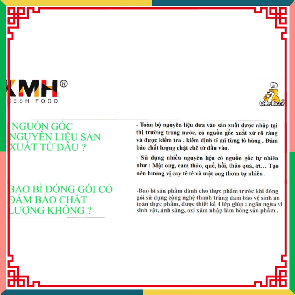 1 Bịch Chân Gà CHEF BIGGY Vị Cay, Vị Mật Ong, Mix Vị