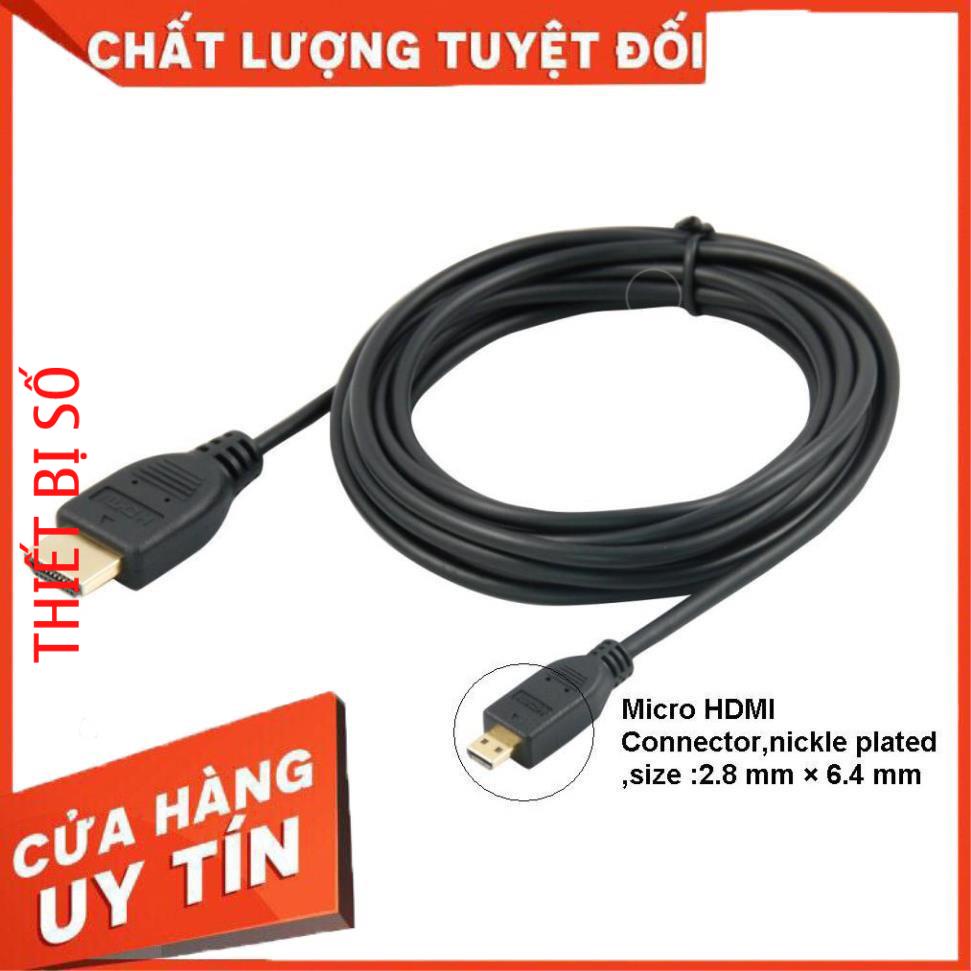 Cáp chuyển từ micro hdmi sang hdmi dài 1.5 mét -DC296