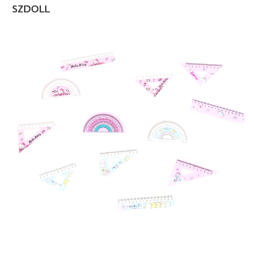 Set 4 thước kẻ tỉ lệ 1:12 cho nhà búp bê