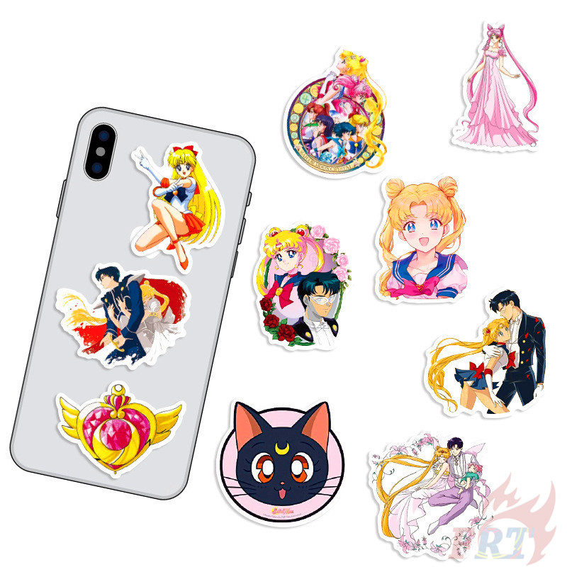 ❉ Sailor Moon - Series 03 Anime Stickers ❉ 50Pcs/Set DIY Fashion Luggage Laptop Skateboard Doodle Stickers
