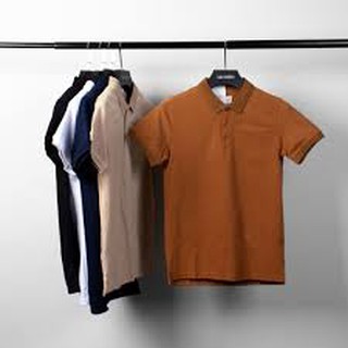 Áo polo nam Galvin cổ dệt bo len ,áo thun nam có cổ tay lỡ bengoc119