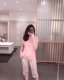 Bộ mặc ở nhà chất cotton siêu đẹp