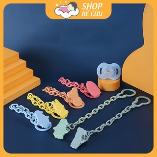 Dây treo ti giả, gặm nướu chống rơi cho bé dạng dây xích