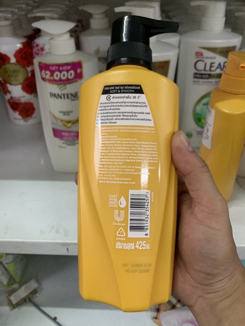 Dầu xả và dầu gội Sunsilk thái lan mềm mượt diệu kỳ 450g và 425g