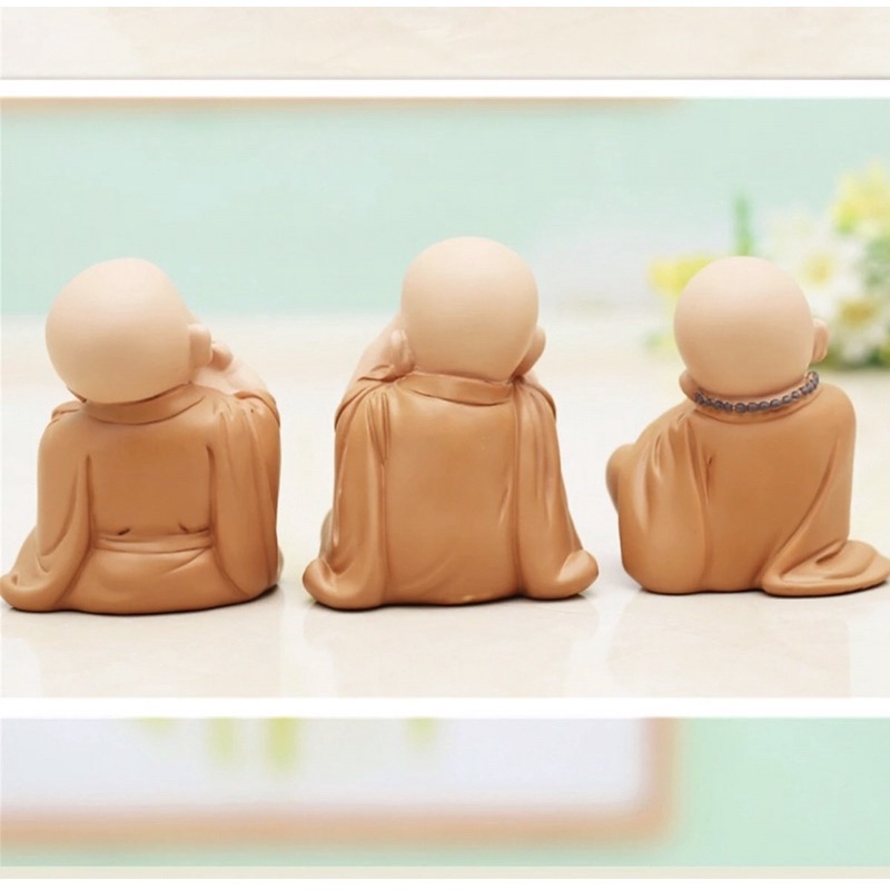 Bộ 3 tam không tiểu vàng 10cm