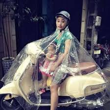 Áo mưa trong suốt tiện dụng