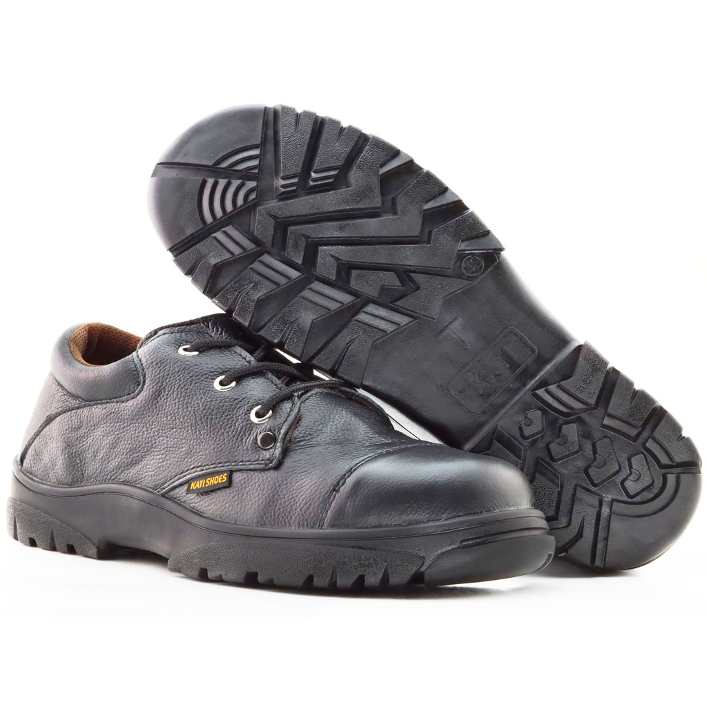 Giày bảo hộ lao động KATI-BASIC - Da thật 100% - Mũi thép mạ tĩnh điện chống va đập - Đế thép chống đinh