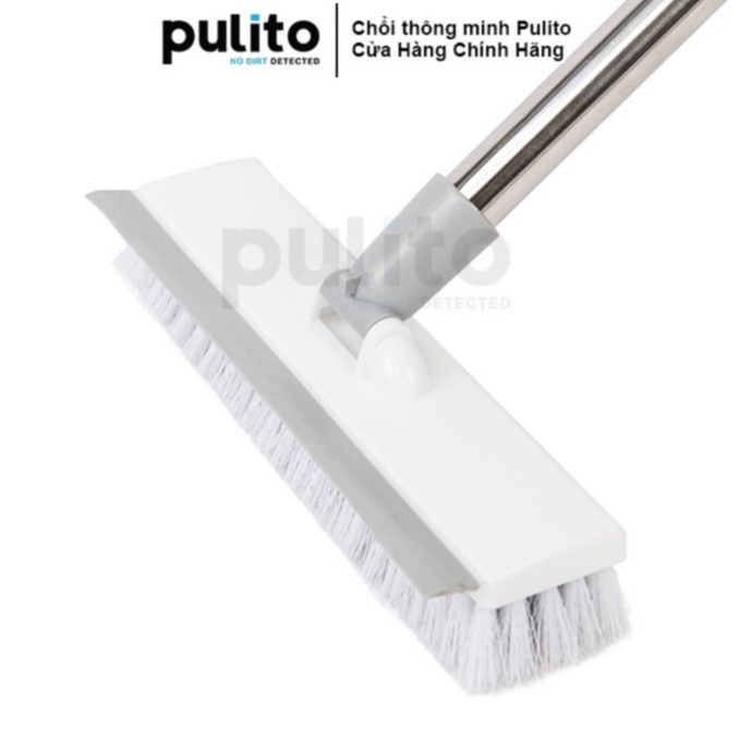 Chổi chà sàn gạt nước Pulito cán dài bàn chải xoay 180 độ tiện lợi CPT-B2 -PulitoVN