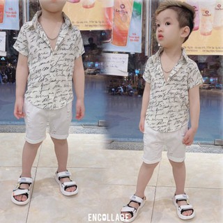 🔥SƠ MI ONG CAO CẤP🔥Áo sơ mi lụa 3D mềm mát cho bé trai