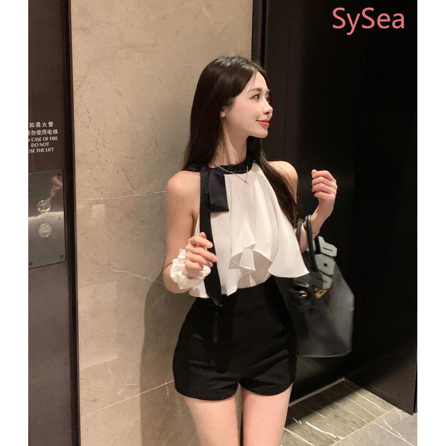 Áo Chiffon Sát Nách Kiểu Pháp Thời Trang Mùa Hè Cho Nữ