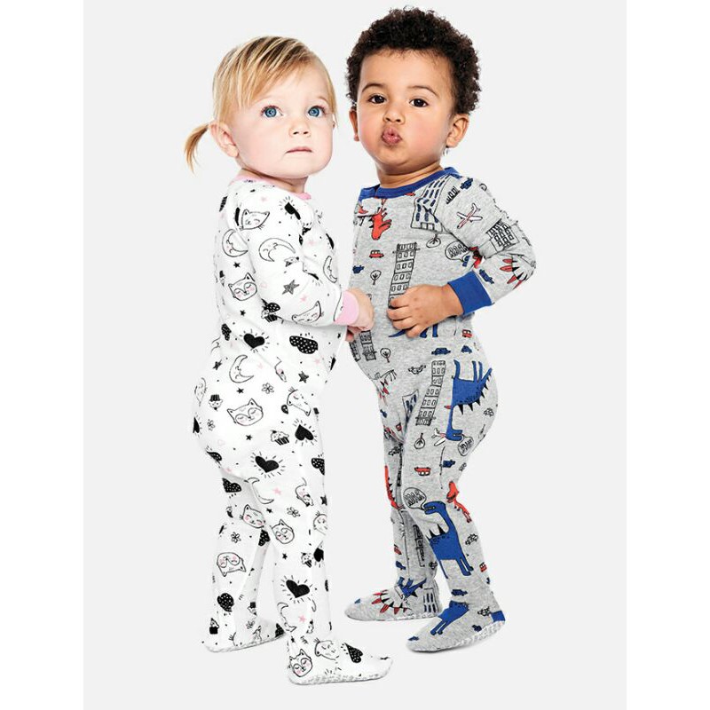 Body khóa kéo cotton cho bé
