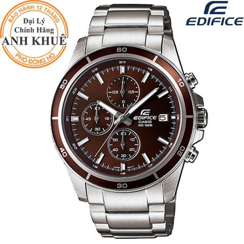 Đồng hồ nam dây kim loại EDIFICE chính hãng Casio Anh Khuê EFR-526D-5AVUDF