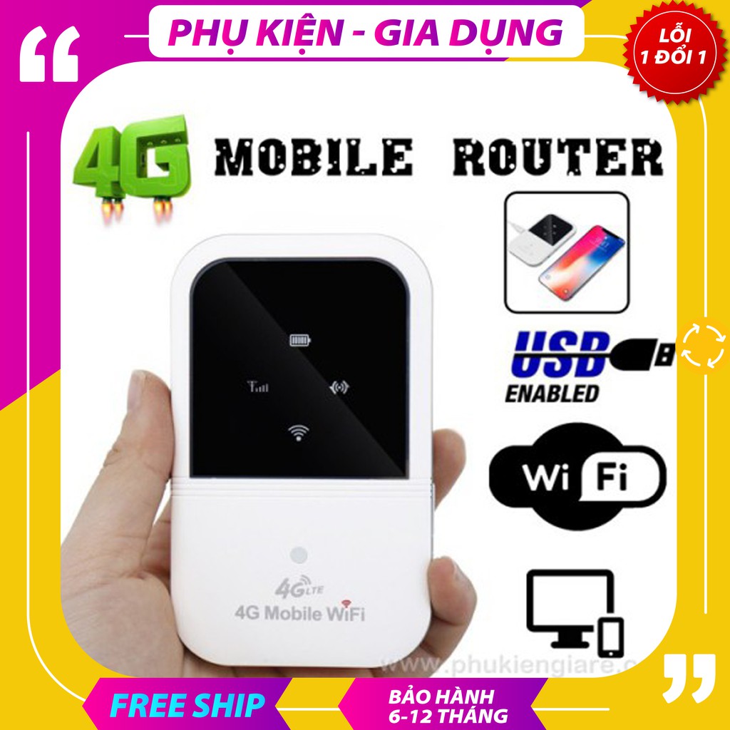 [BH 1 THÁNG] Bộ phát, Cục Phát Wifi 4G LTE.