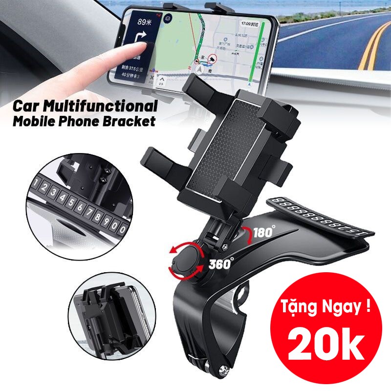 Kẹp Điện Thoại Ô tô - Giá đỡ điện thoại Xoay 360 thông minh | BigBuy360 - bigbuy360.vn