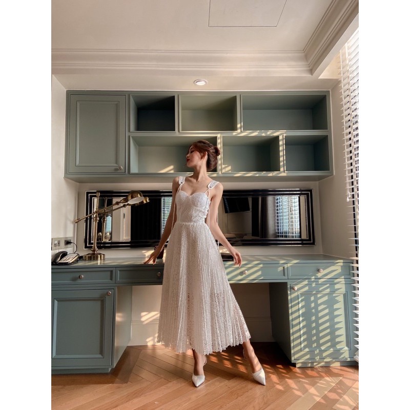 váy xoè dập li olivia dress | BigBuy360 - bigbuy360.vn