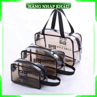 [Cam Kết Loại 1] Sét 3 Túi Đựng Mỹ Phẩm - Quần Áo Dày Dặn Chống Nước Tuyệt Đối