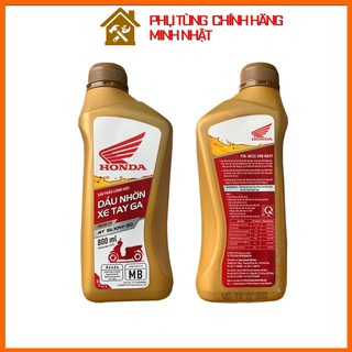 Dầu nhờn xe tay ga Honda 4T SL10w30 | Dầu nhớt Honda chính hãng cho xe ga loại 800ml