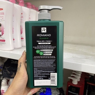 Tắm & Gội Romano Classic 2in1 (650g)