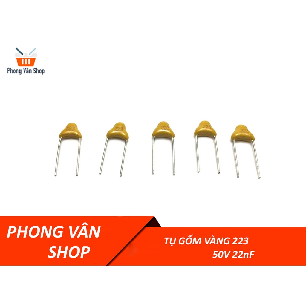 10 Tụ gốm vàng 223 50v 22nF