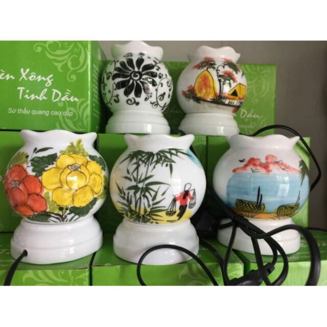 Combo đèn xông tinh dầu