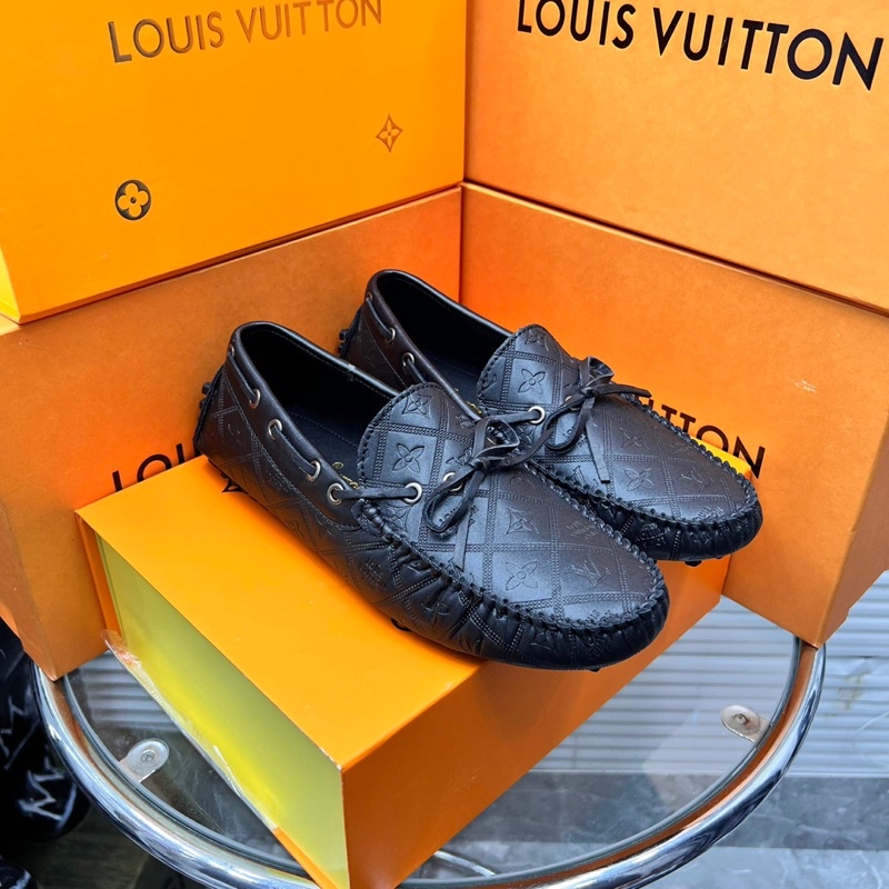 Giày Moca L.V Đế Cao Su Âm Chắc Chắn