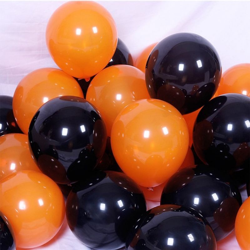 Túi 100 quả bóng bay Halloween trang trí halowin