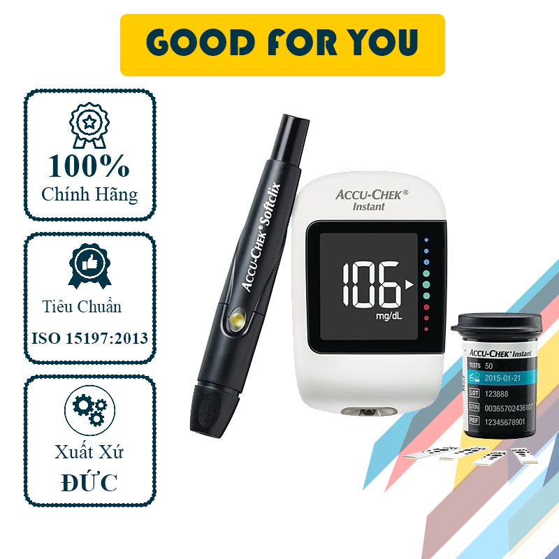 Máy đo đường huyết Accu-Chek® Instant - Good For You