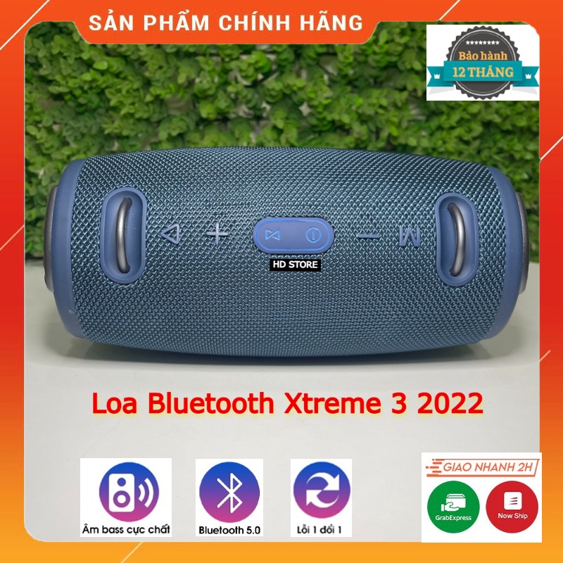Loa Bluetooth XTREME 3 Siêu Bass Nghe Nhạc Hay Bass Trầm Dùng Được USB Thẻ Nhớ Cổng 3.5. Bảo Hành 12 Tháng