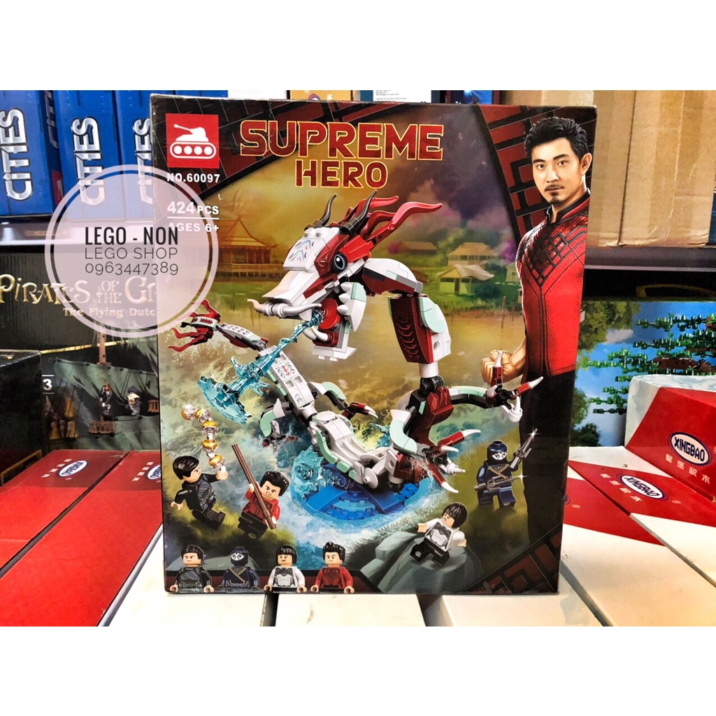 Lego - Lari 60097 ( Xếp Hình Rồng Thần Trong Shang Chi 424 Mảnh )