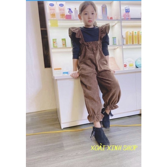 Sét yếm nhung siêu đáng yêu cho bé gái từ 8-22kg💋