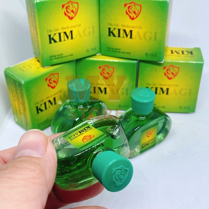 (Chính Hãng) Dầu Gió Kimagi Xanh 6ml- Công Ty Dược Agimexpharm