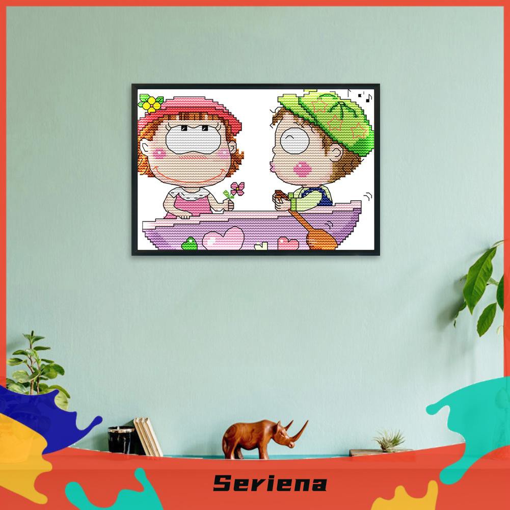 Bộ Dụng Cụ Thêu Tranh 14ct Hình Hoạt Hình Dễ Thương | BigBuy360 - bigbuy360.vn