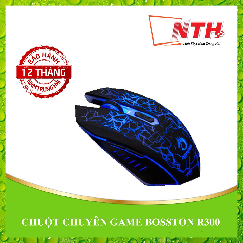 CHUỘT CHUYÊN GAME BOSSTON R300 + LÓT