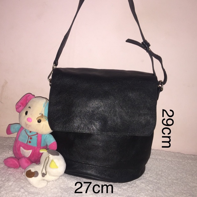 Balo da thật 2hand KT : 27x29cm