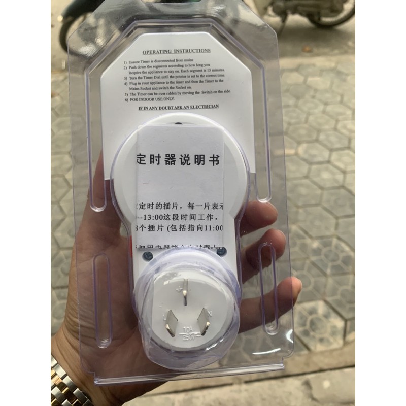 Bộ hẹn giờ cơ Plug-in Timer dành cho bể cá cảnh, vườn aqua