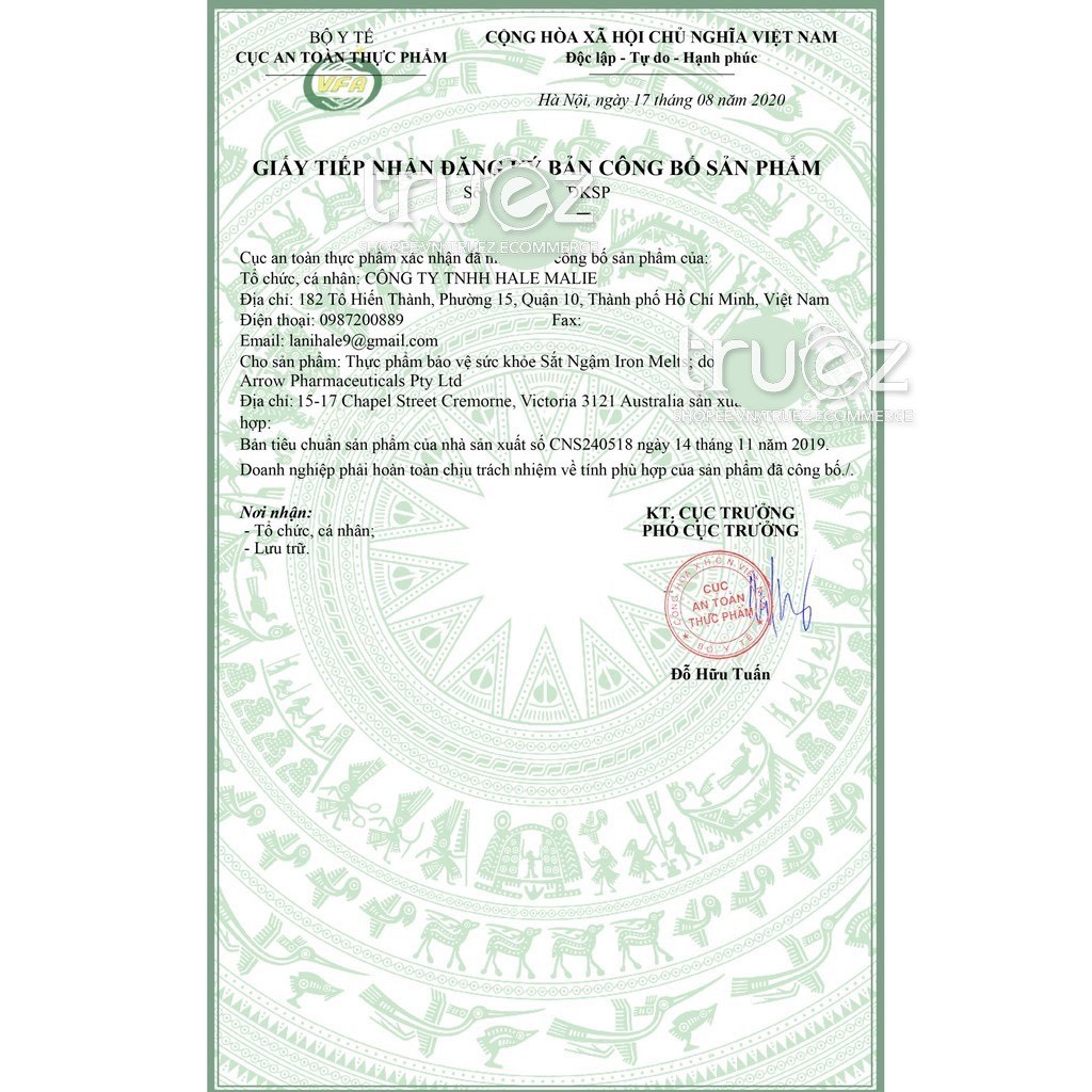 Kẹo viên ngậm bổ sung sắt - Iron Melts - 50 viên | Thế Giới Skin Care