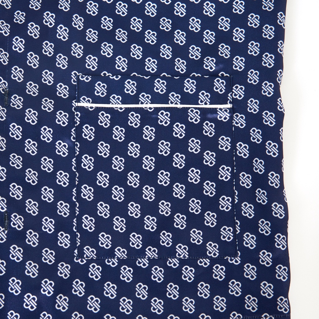 Bộ pyjama nam lụa Satin hoạ tiết icon iBasic HOMM016T và HOMM017B