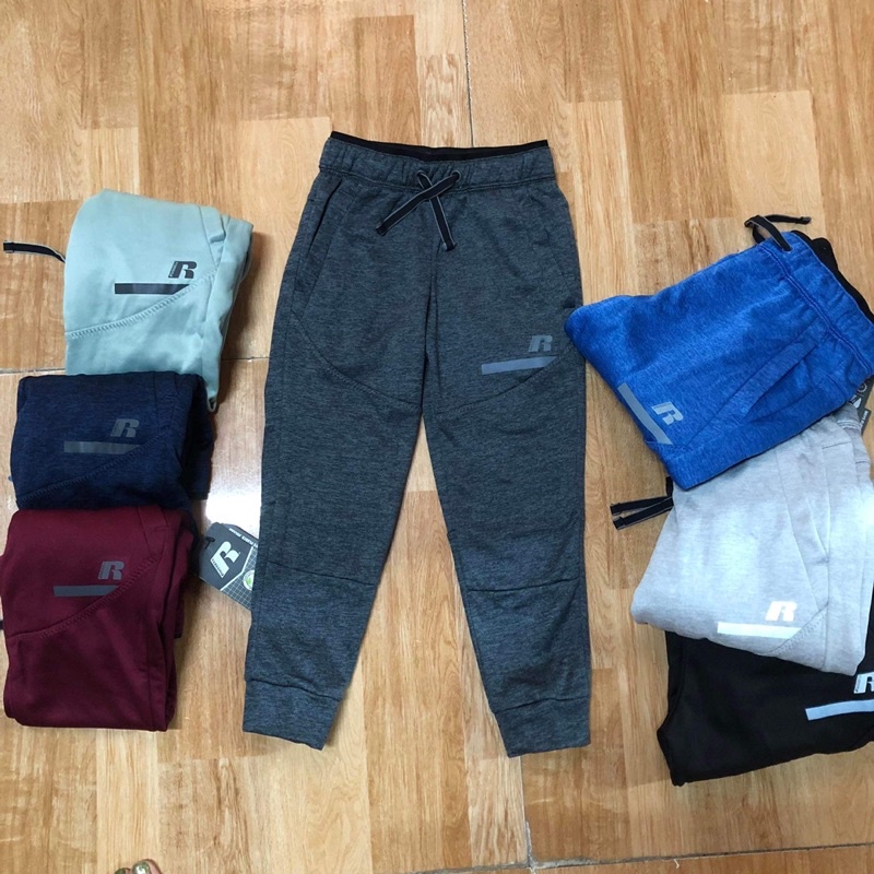 Quần jogger thể thao lót nỉ bé trai dòng nhỡ đại dư xịn