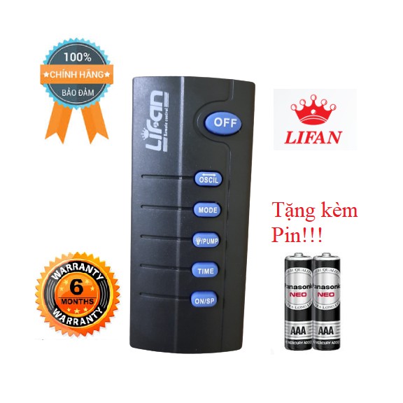 Điều khiển quạt Lifan- Hàng mới chính hãng 100% Tặng kèm Pin