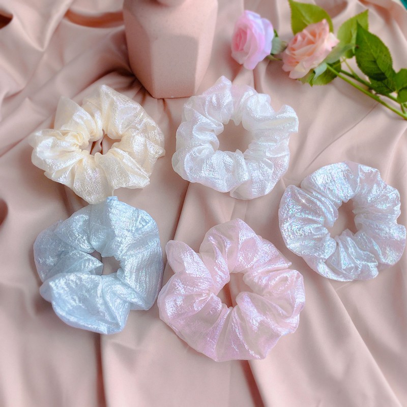 Dây Cột Tóc Cỡ Lớn Phong Cách Hàn Quốc Cho Nữ